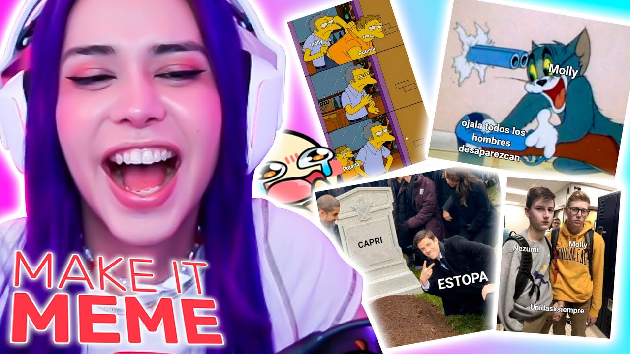 CRYSTAL MOLLY JUEGA MAKE IT MEME CON AMABLITZ, PATTY, NEZUMI Y LUXURYUS 🤣🤣