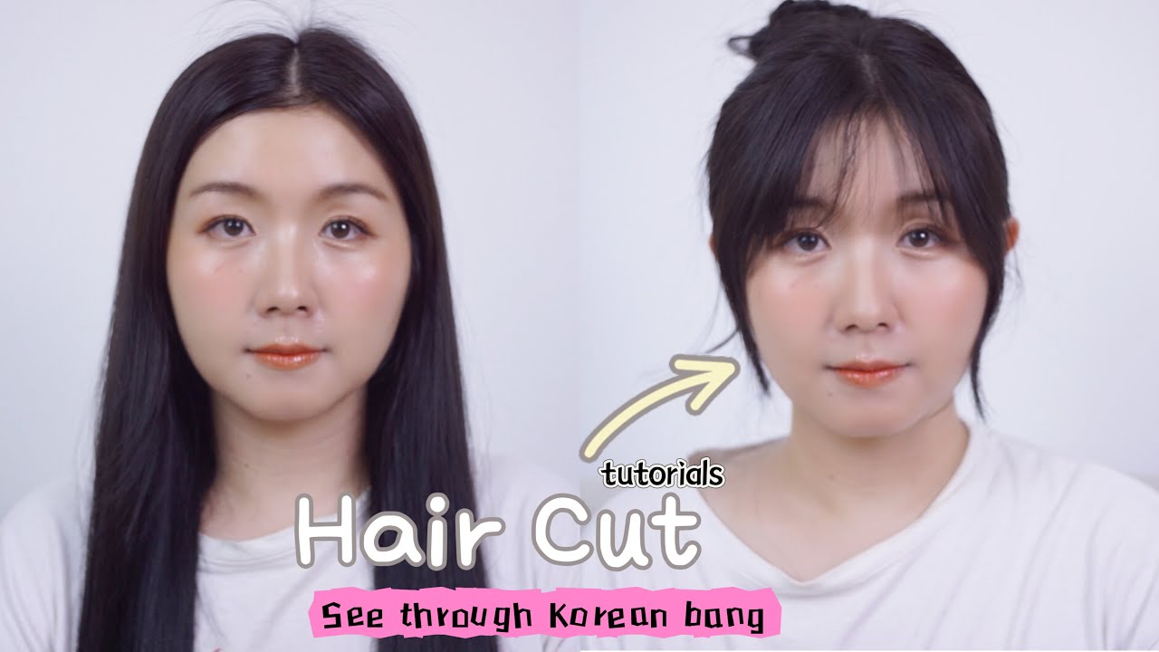 How to : ตัดหน้าม้าซีทรู แบบเกาหลี ด้วยตัวเอง | Thai Narak