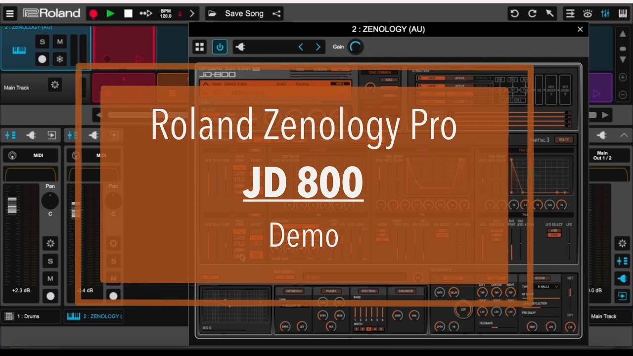 Roland Zenology Pro for Desktop - Demo /Improvisation JD 800 expansion (from Roland Cloud)
