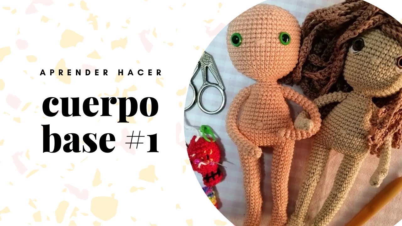 Tutorial Cuerpo Base Amigurumi #1*PARTE  @mareandolalanavlog48 #amigurumi #cuerpobase #ganchillo