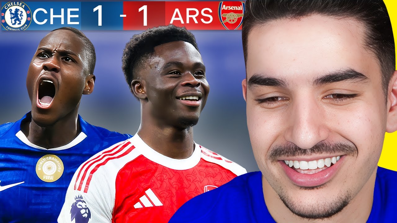 &laquo;Челси&raquo; набирает ОГРОМНОЕ очко в игре против &laquo;Арсенала&raquo; вдесятером!