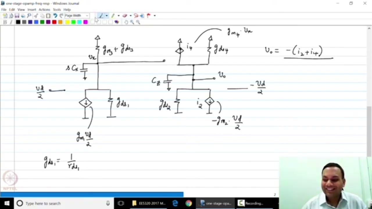 One Stage OpAmps-3 #swayamprabha #ch19