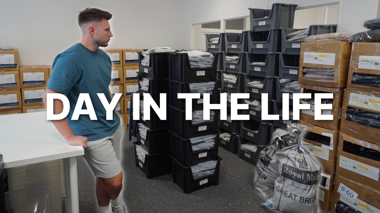 Day In The Life Running a 6 Figure Clothing Brand