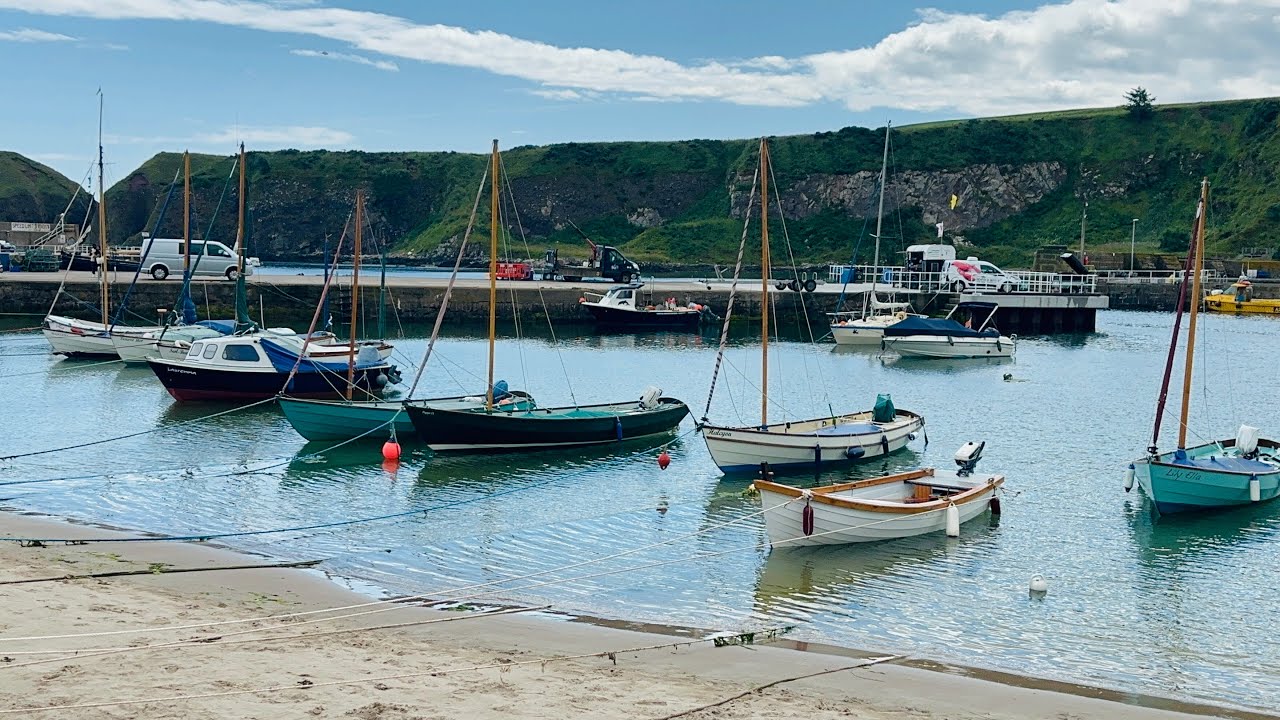Stonehaven Harbour Scotland ท่าเรือสะโตนเฮเว่นท์Ep133