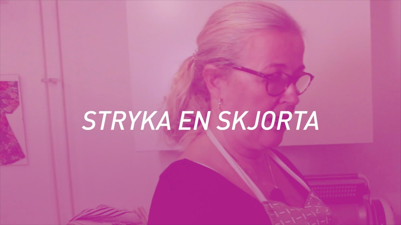 Karins husmorsskola - Stryka en skjorta
