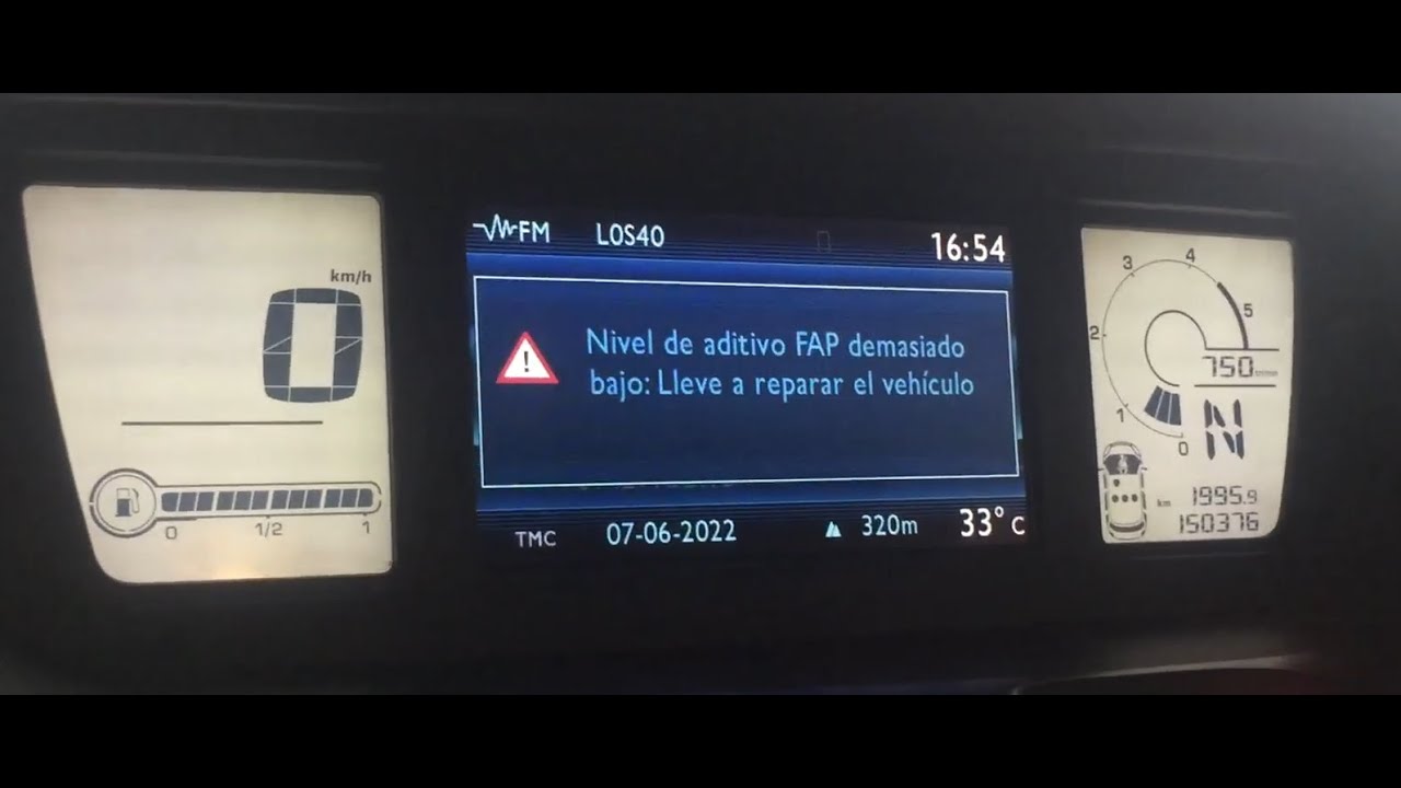 CAMBIO ADITIVO FILTRO PARTICULAS FAP MOTORES 2.0HDI 138 FAP PSA