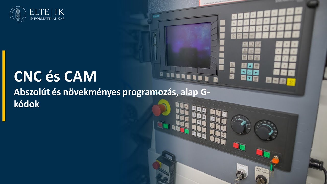 2. Rész: Abszolút és növekményes programozás, alap G-kódok