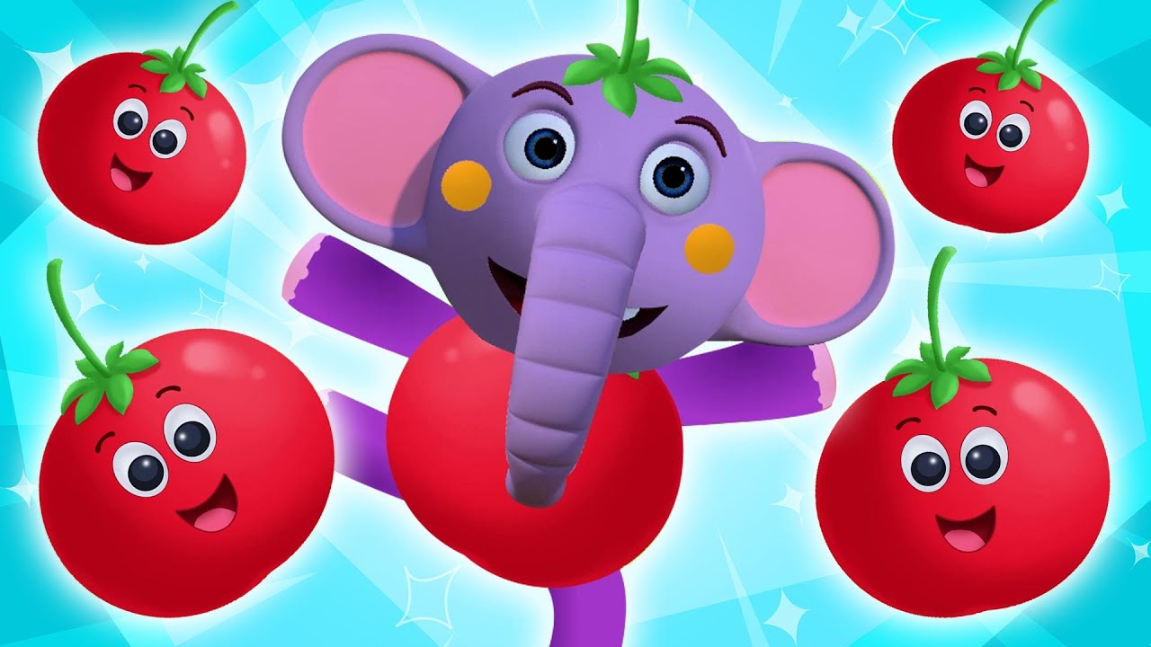 Aaha Tamatar Bade Mazedar + More Hindi Nursery Rhymes by @ekchotakent  | ABC Learning Club