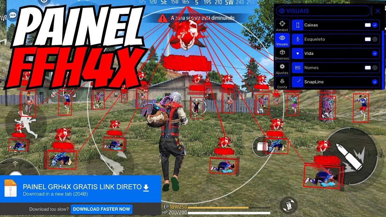 PAINEL GRATIS XIT AIMBOT 2026✅☠️ANDROID IOS!XIT PROXY WI FI ATUALIZADO💀FFH4X LINK DIRETO MEDIAFIRE