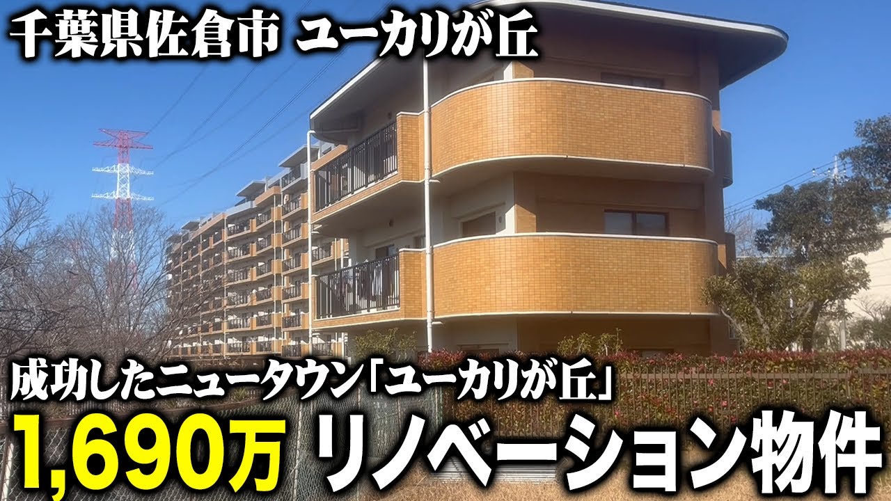 3LDK1,690万の物件が成功したニュータウン「ユーカリが丘」にあったので潜入してみた