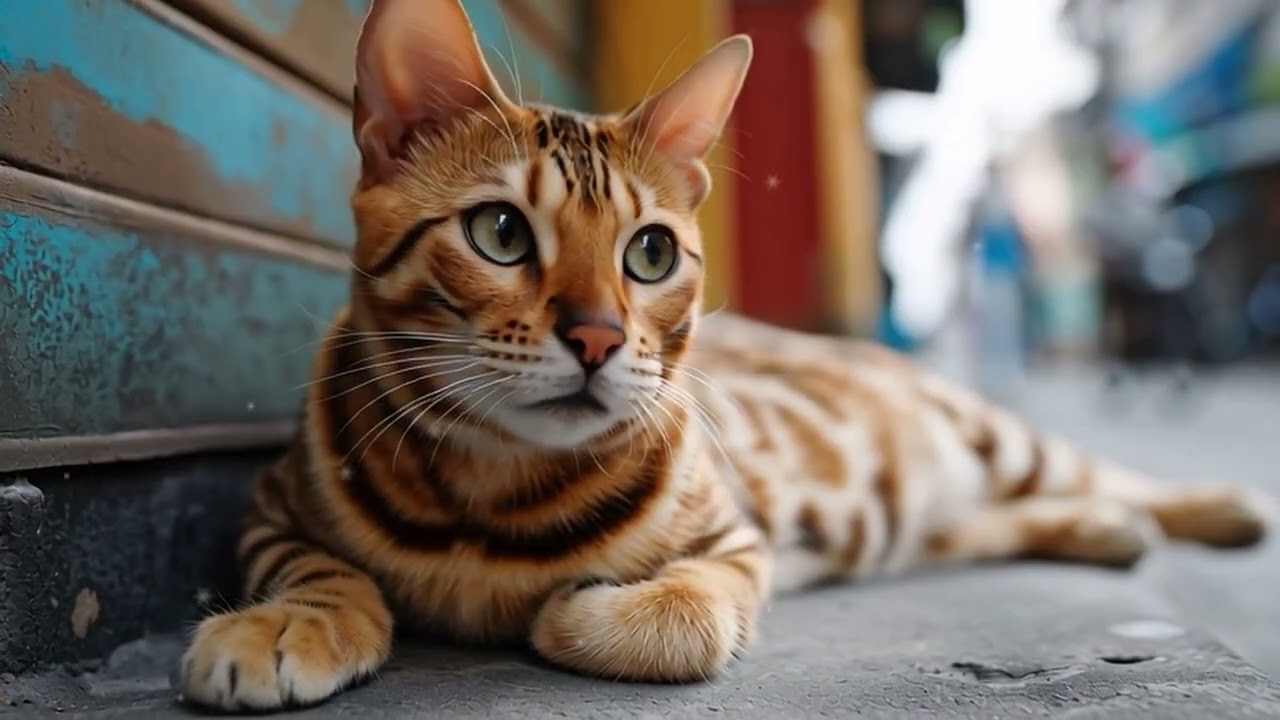Bengal Cat｜Track 07 – Single｜Stillness in a Distant Street🐆🌙🔔❤️🎵