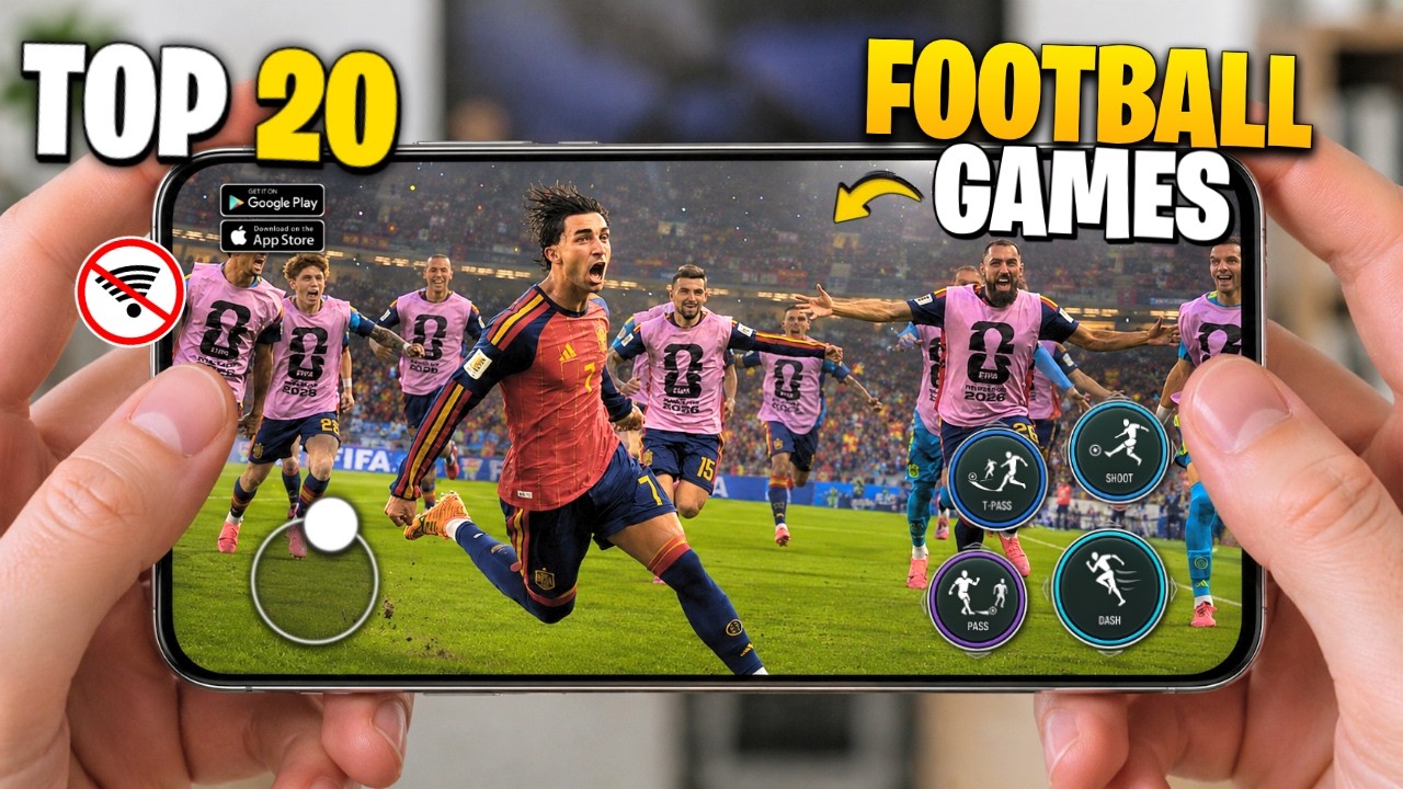 Top 20 Best Football Games for Android 2026 ⚽ - New Football games