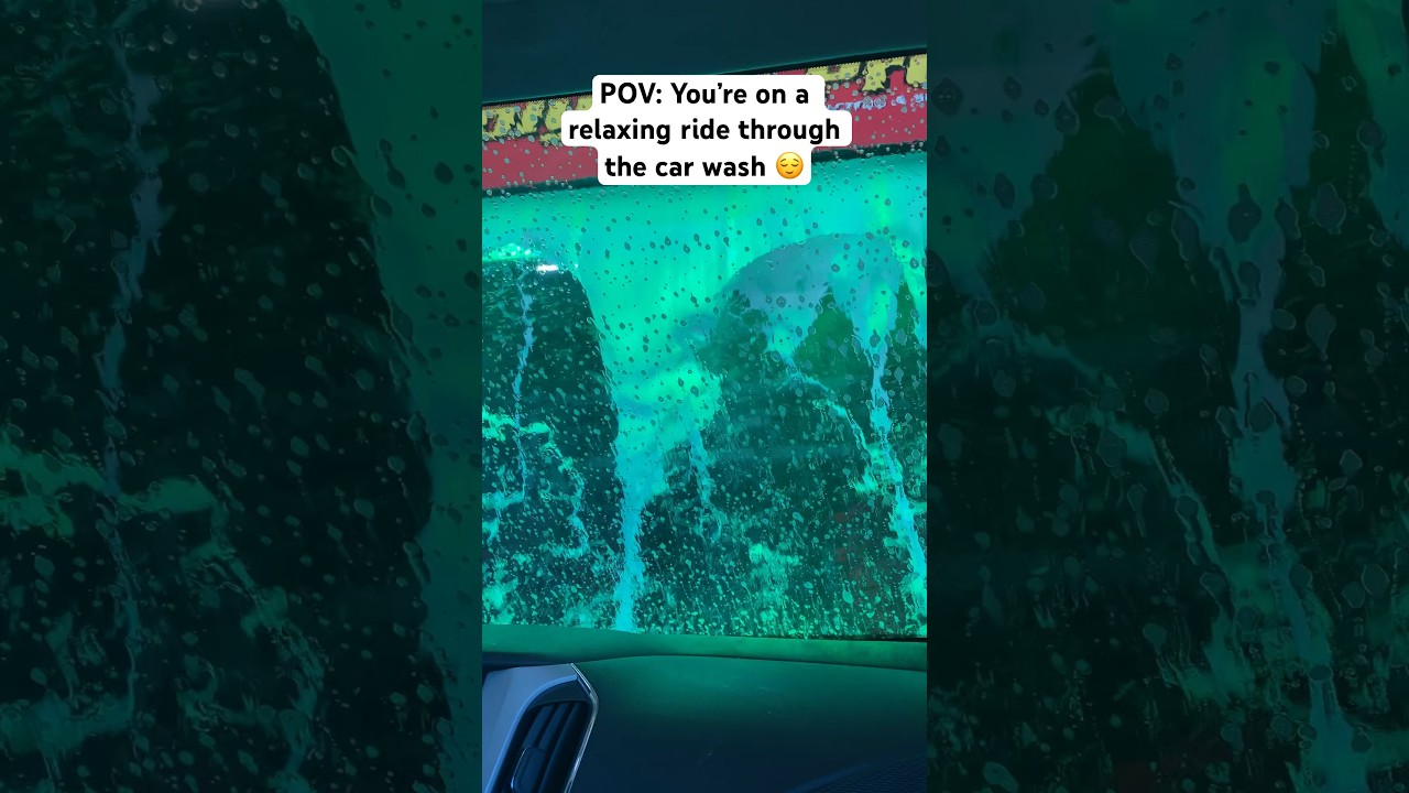 Enjoy the ride 😌 #ASMR #Carwash #carwashasmr