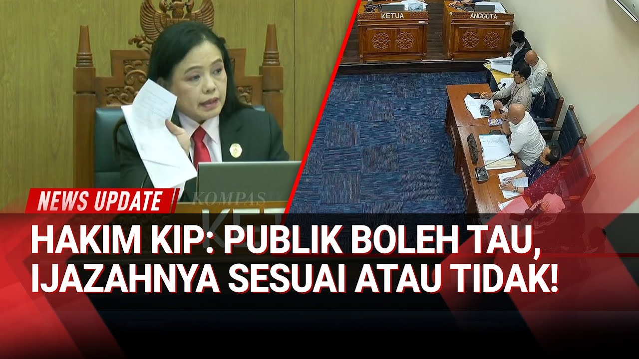 Debat Panas! Hakim KIP ke KPU: Jangan Muter-muter soal Ijazah Jokowi!