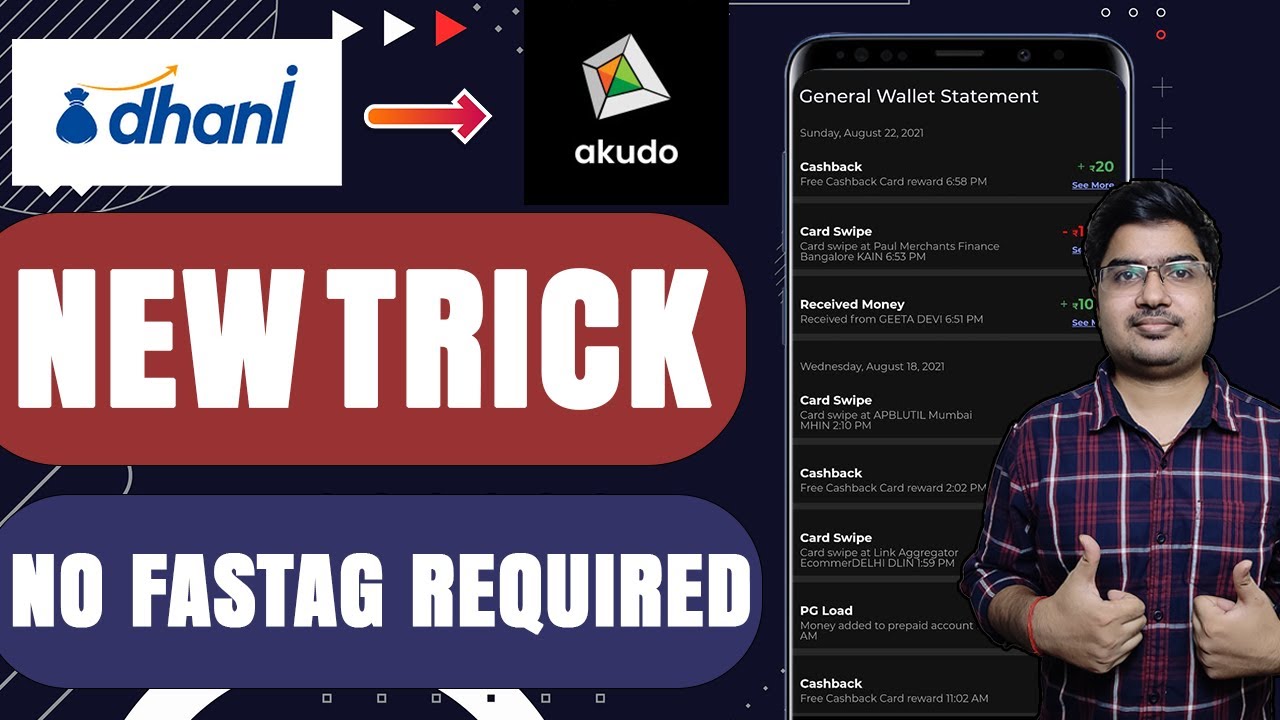(Part2) Dhani new trick 🔥No Fastag Required ,0% Transaction Fee , Instant Transfer ! Earning Zone