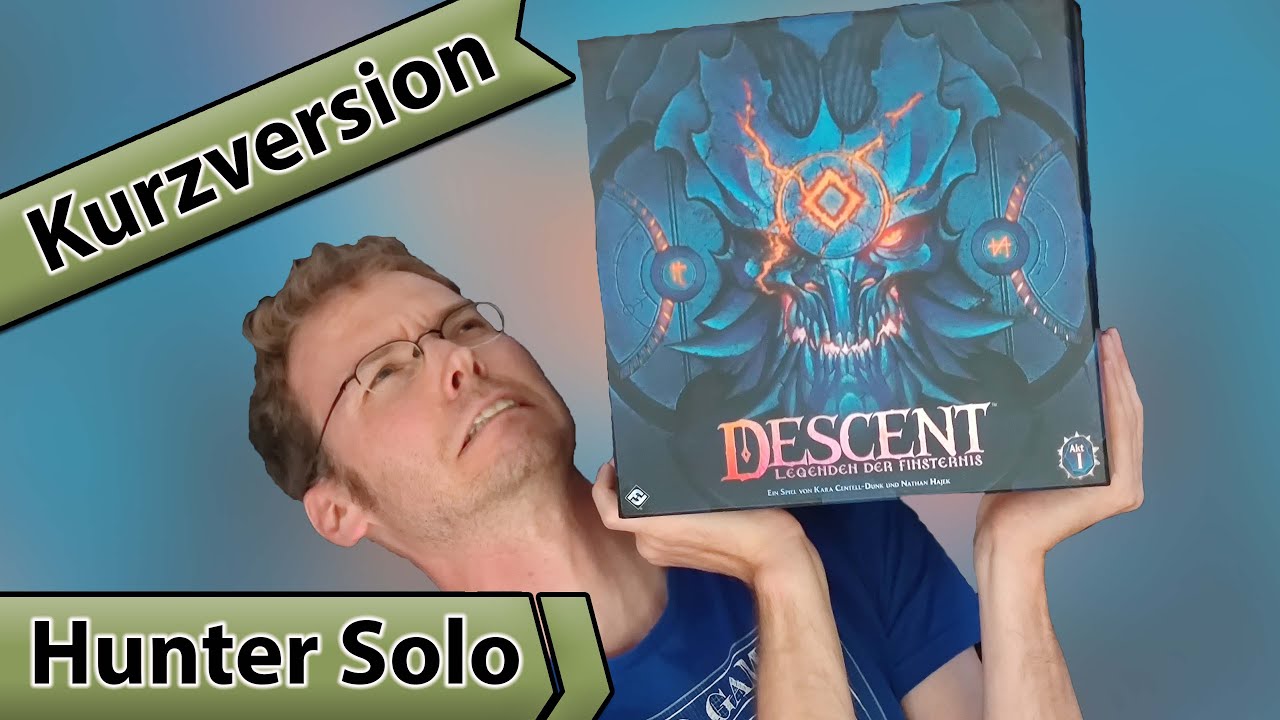 Descent - Review - Brettspiel - Hunter Solo Kurzversion
