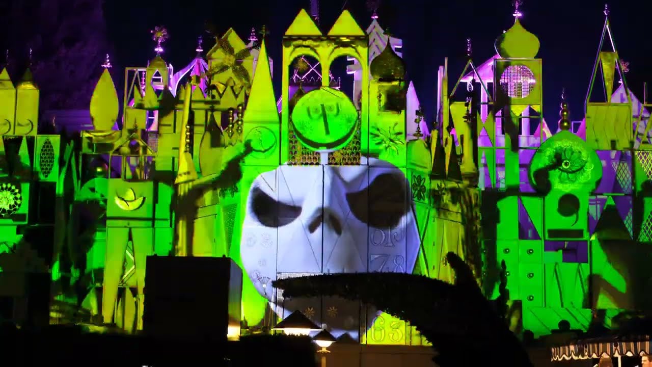 Disneyland: Halloween Screams Projections on It's a Small World (2023)