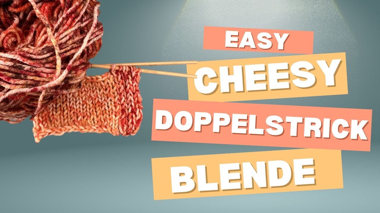 Tutorial: Easy Doppelstrickblende ganz einfach gestrickt. Doubleknit Panel