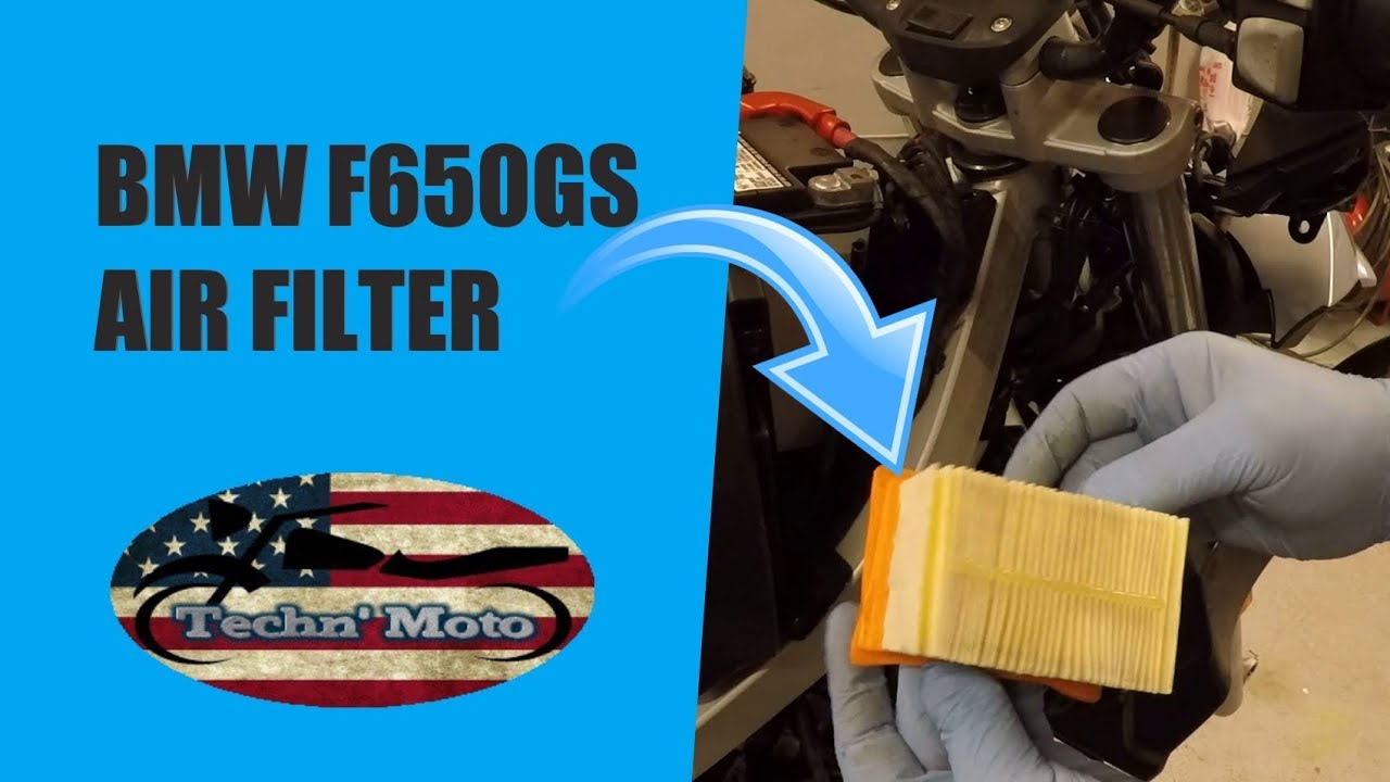 Air Filter Replacement- 2007 BMW F650GS | Techn' Moto