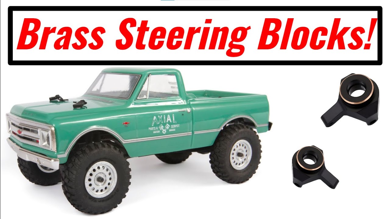 How to Install Brass Steering Blocks/Knuckles on the SCX24!