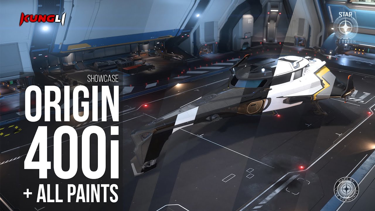 Origin 400i Ship & All Paints Showcase | Star Citizen