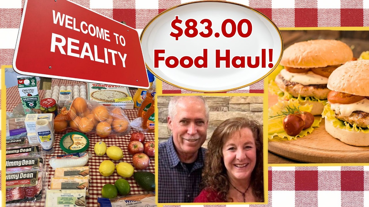 SEE WHAT $83 GETS YOU IN 2026! FOOD HAUL! FRUGAL OLD FASHIONED LIVING! CHICKEN BUFFALO BURGER
