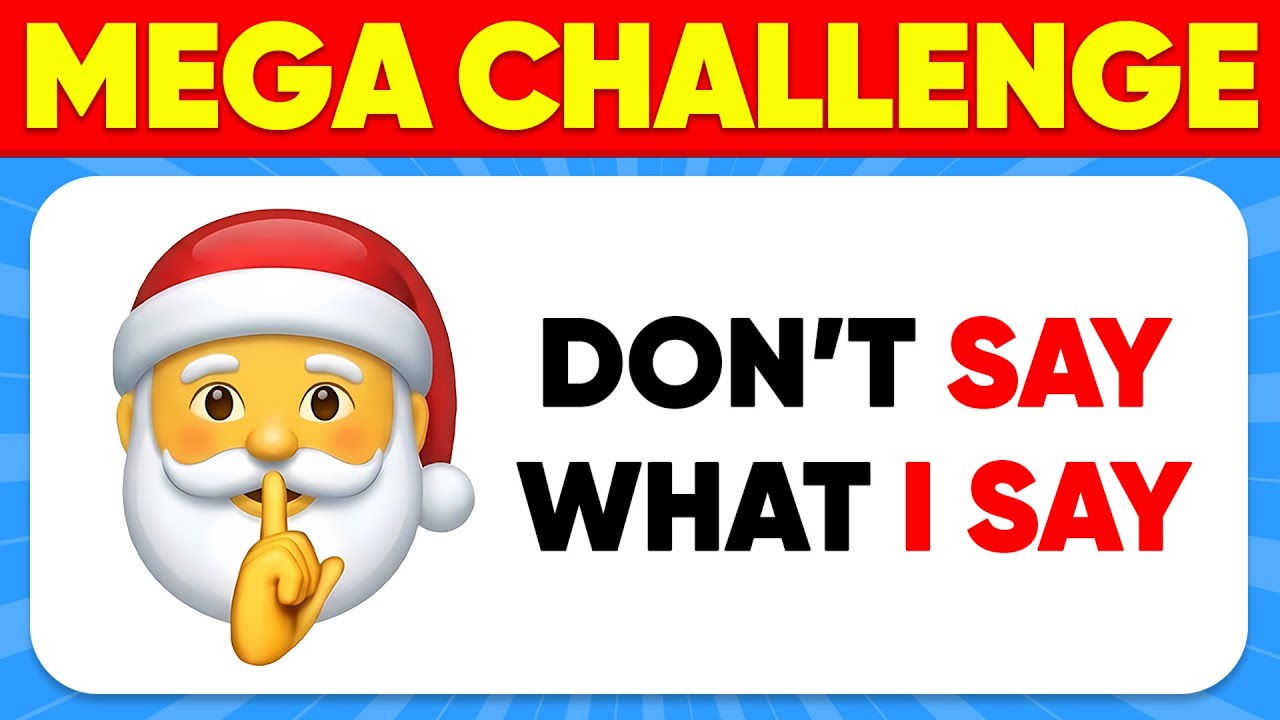 Avoid Saying The Same Thing As Me 🤔 CHRISTMAS EDITION 🎅