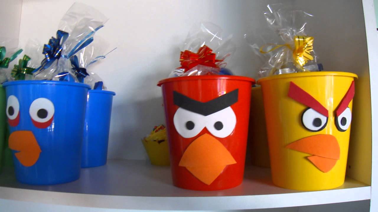 Dicas de decora&ccedil;&atilde;o de festa infantil tema Angry Birds