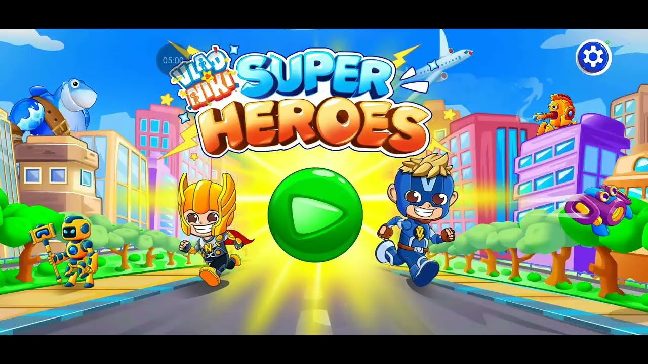 Jogando o jogo vlad & Niki : super heroes