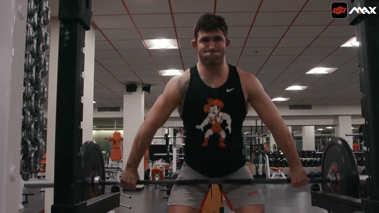 Oklahoma State Wrestling: Mic'd Up In The Weight Room with Coach 