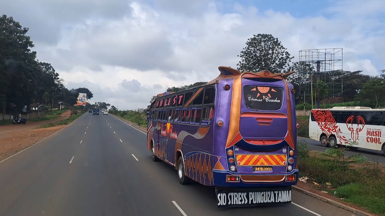 BREATH TAKING SCENARIES ALONG WAIYAKI WAY ONBOARD THE GUARDIAN ISUZU MV123 WITH CAPTAIN NICK OGUTU