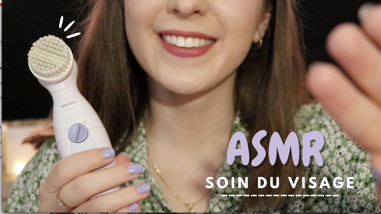 ASMR 🌸Roleplay SPA - Soin du Visage à la Rose 🌹(Facecare, cleaning)