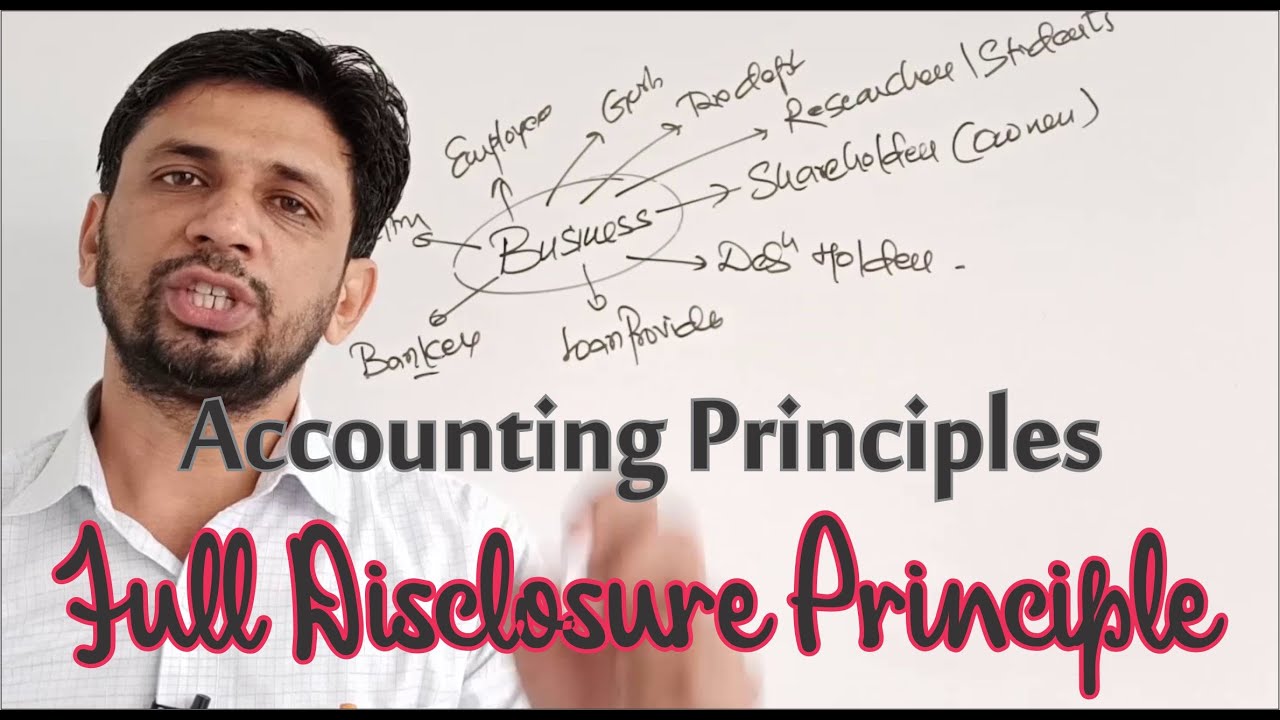The Full Disclosure Principle | The Accounting Principles