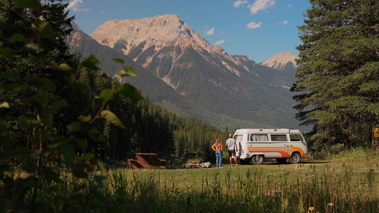 Backcountry Camping in the Canadian Rockies - Living out of my VW Bus
