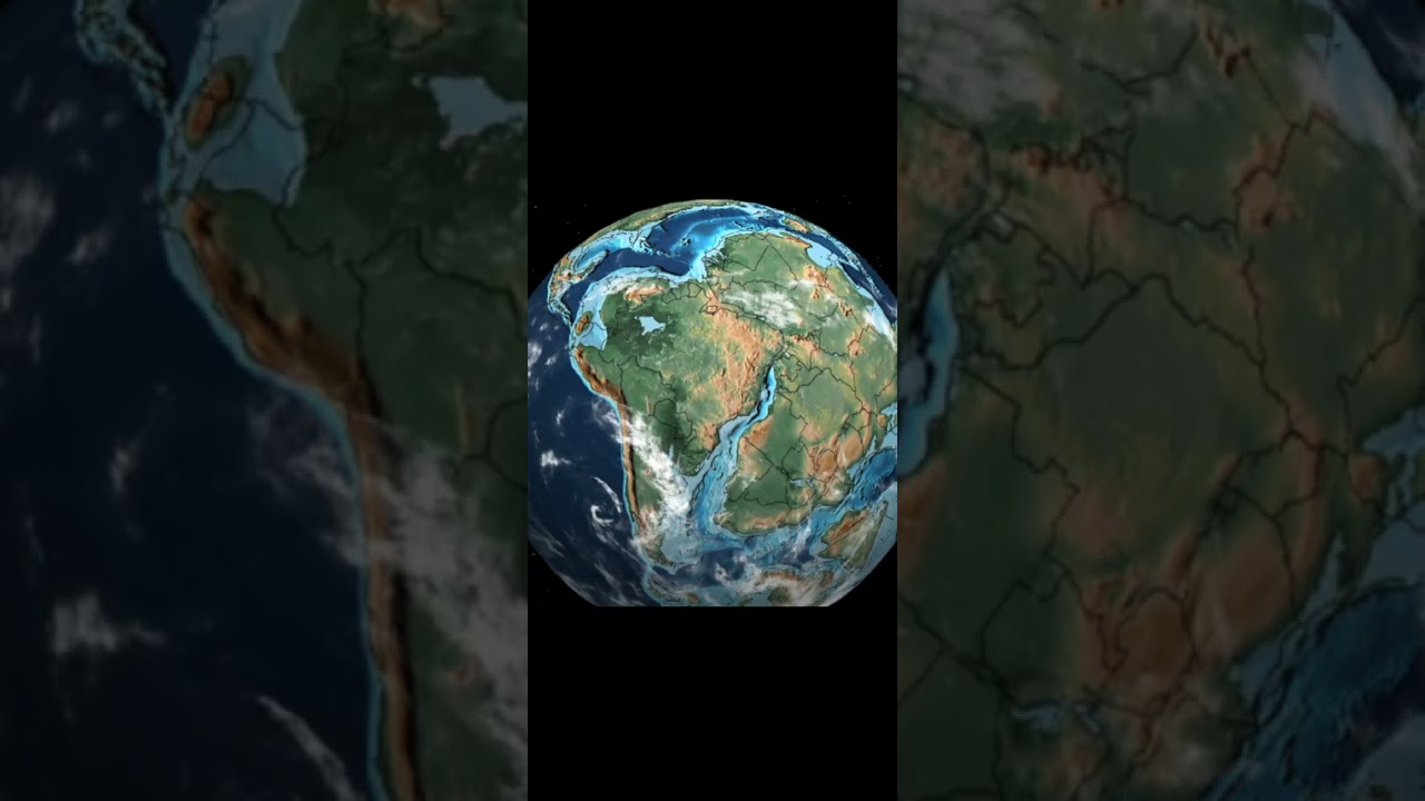 evoluci&oacute;n de Sur Am&eacute;rica continente