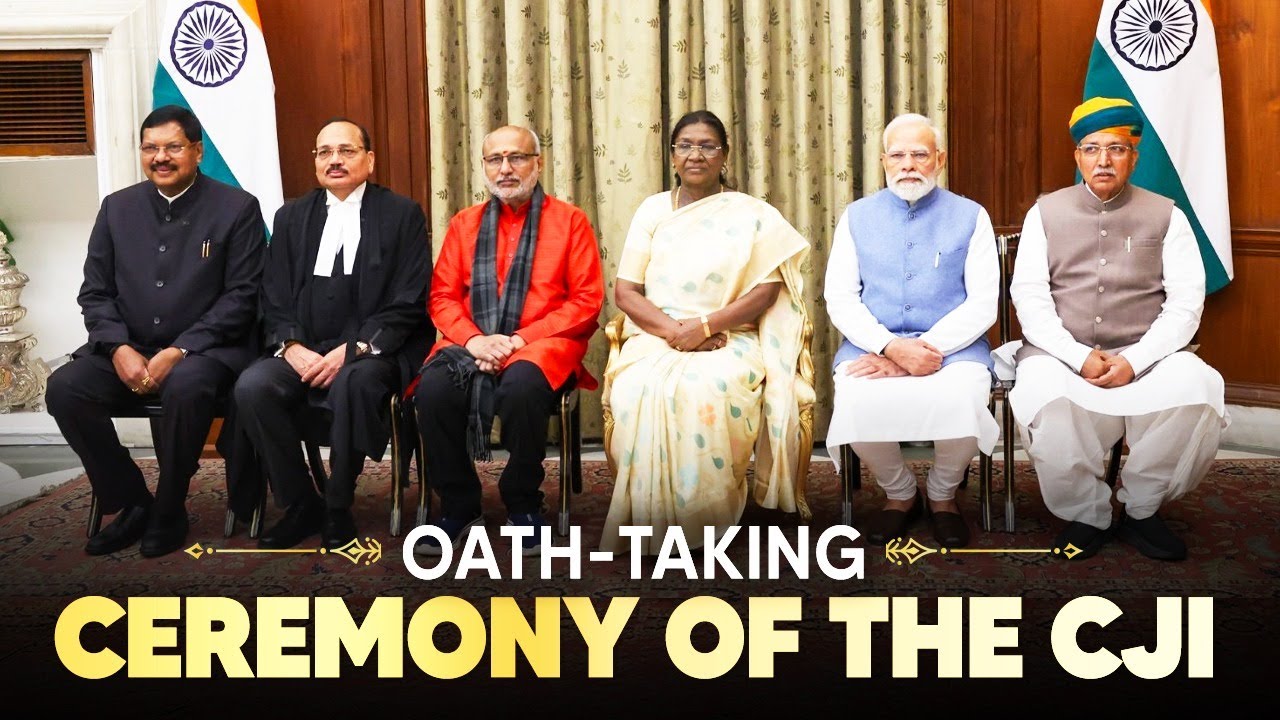 LIVE: PM Modi attends the oath-taking ceremony of Justice Surya Kant as the Chief Justice of India