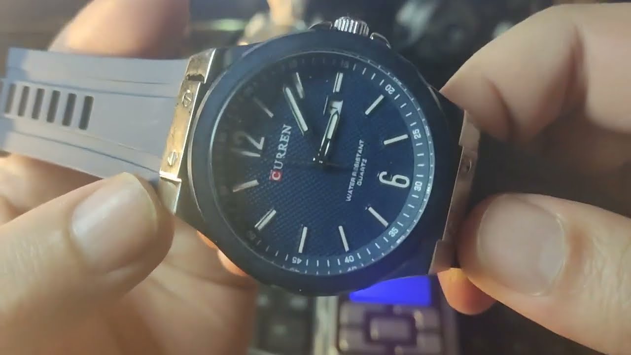 Распаковка кварцевых наручных часов Curren 8467