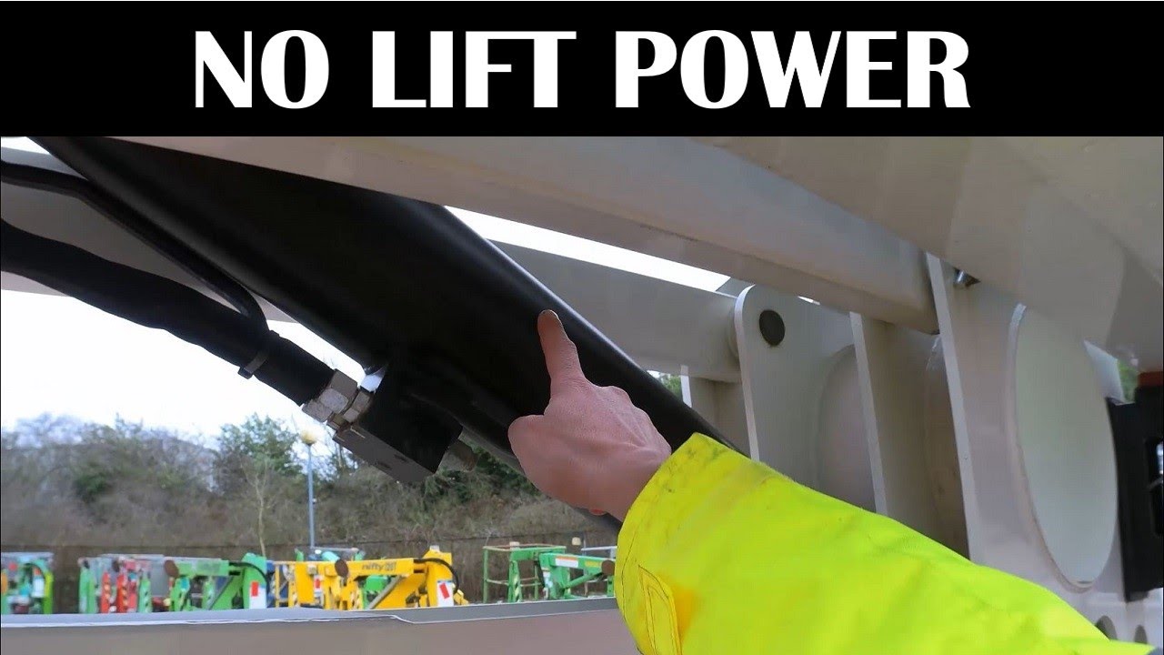 Niftylift HR28 / SP85 No Lift Power on secondary boom