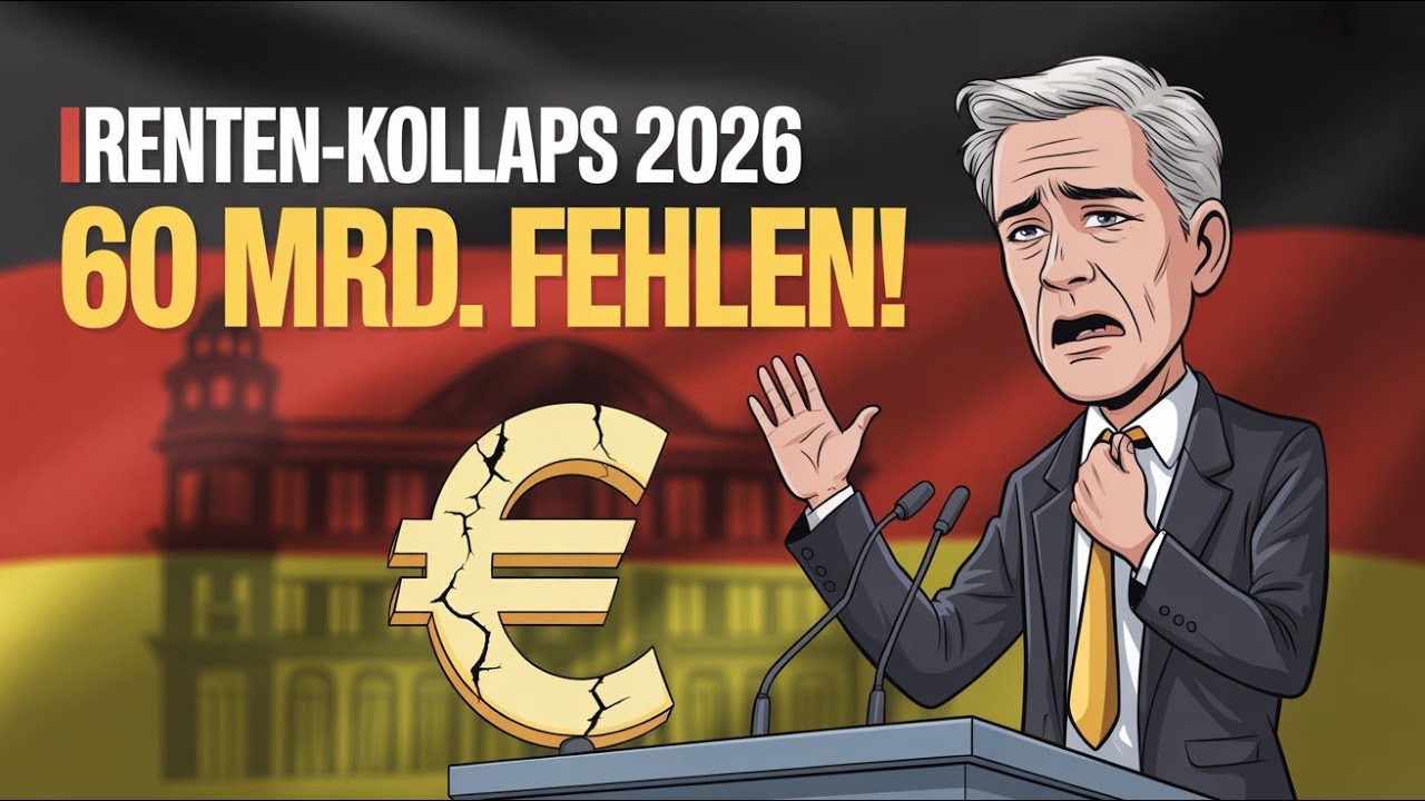 💥 Renten-Kollaps 2026: 60 Milliarden fehlen &ndash; Droht Millionen Rentnern jetzt eine K&uuml;rzung?