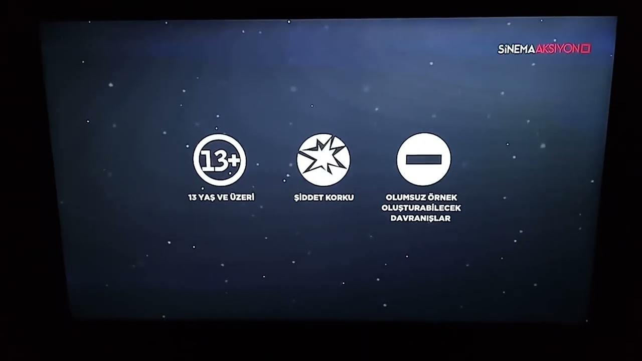 Sinema Aksiyon TV - Akıllı İşaretler Jeneriği - 13 Yaş ve Üzeri (Mayıs 2018 - ?)