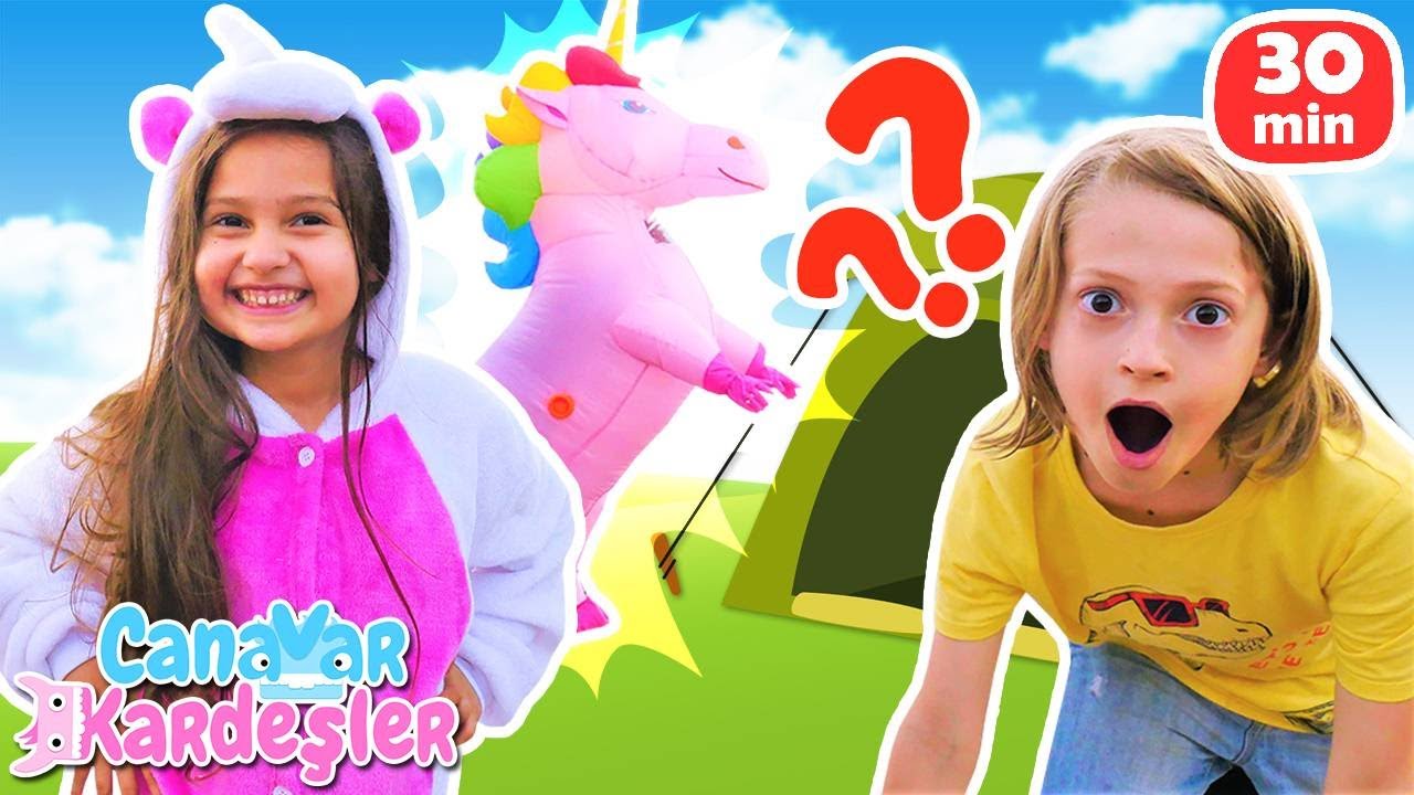 Çocuk oyunları! CANAVAR KARDEŞLER ile en izlenen bölümler! Komik çocuk videoları!