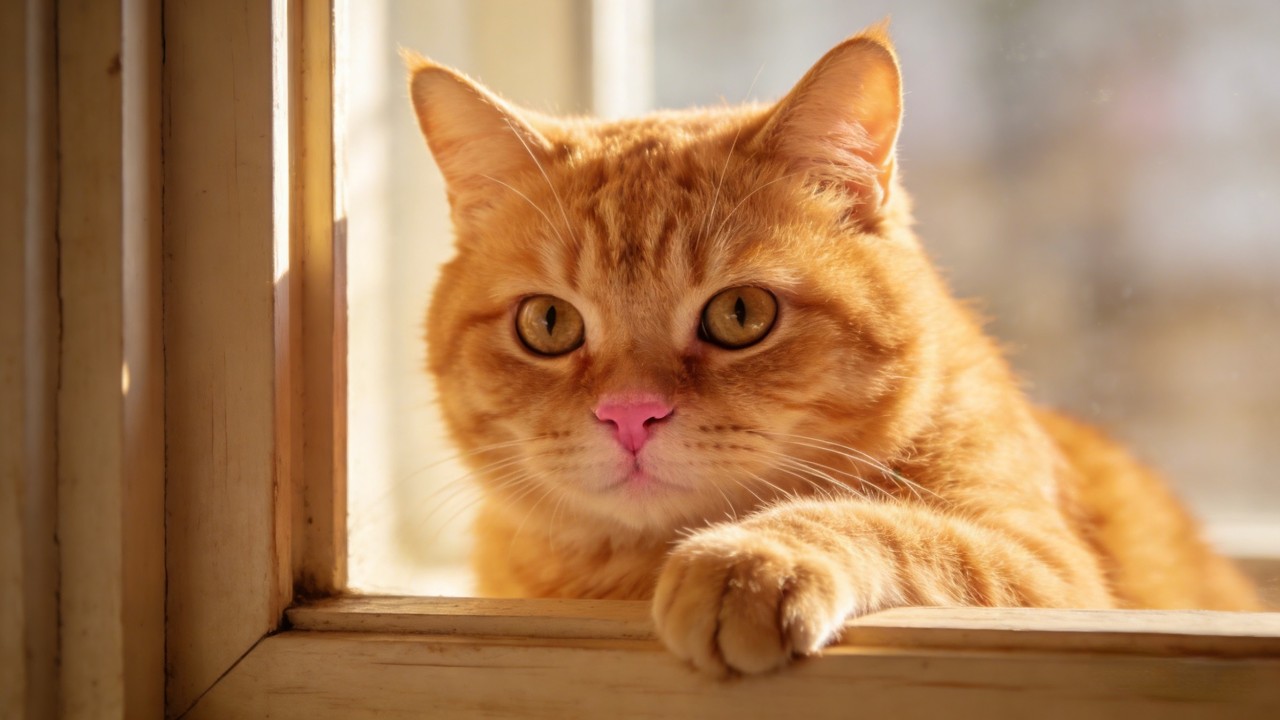 当你养胖了一只橘猫......