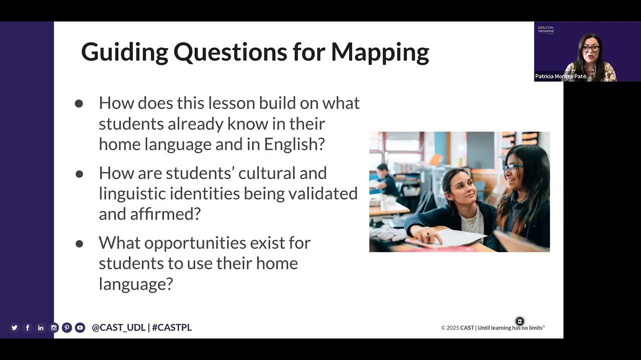 UDL Con International Webinar | Supporting Multilingual Learners Through Journey Mapping