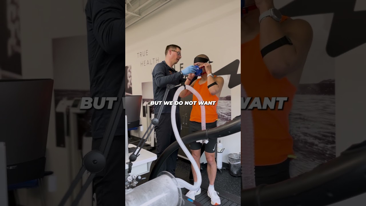 Putting on a mask during endurance testing
