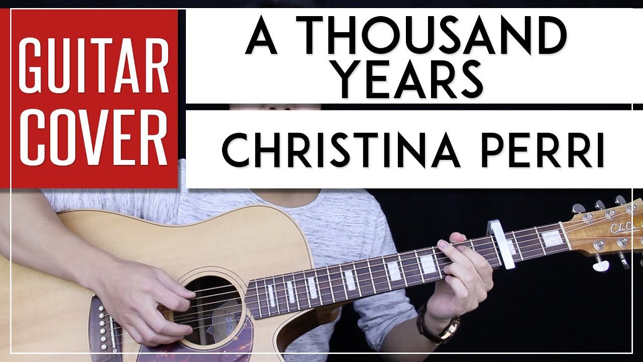 A Thousand Years Guitar Cover Acoustic - Christina Perri 🎸 |Chords|