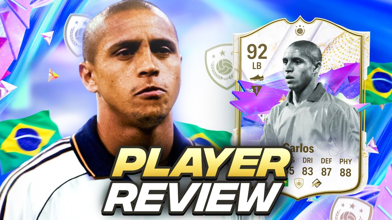 92 FUTURE STARS ICON ROBERTO CARLOS SBC PLAYER REVIEW | FC 24 Ultimate Team