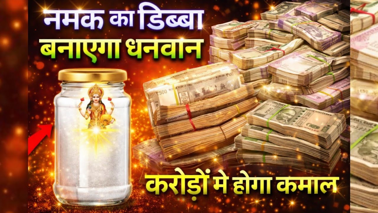करोड़पति बना देगा नमक का यह छोटा सा उपाय! बस डिब्बे में छुपा दें यह चीज़ | Dhan Prapti Upay
