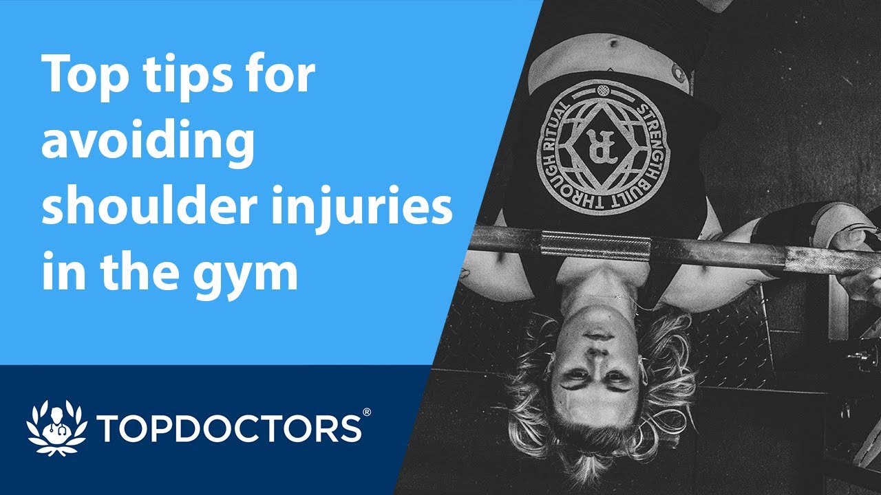 Top tips for avoiding shoulder injuries in the gym
