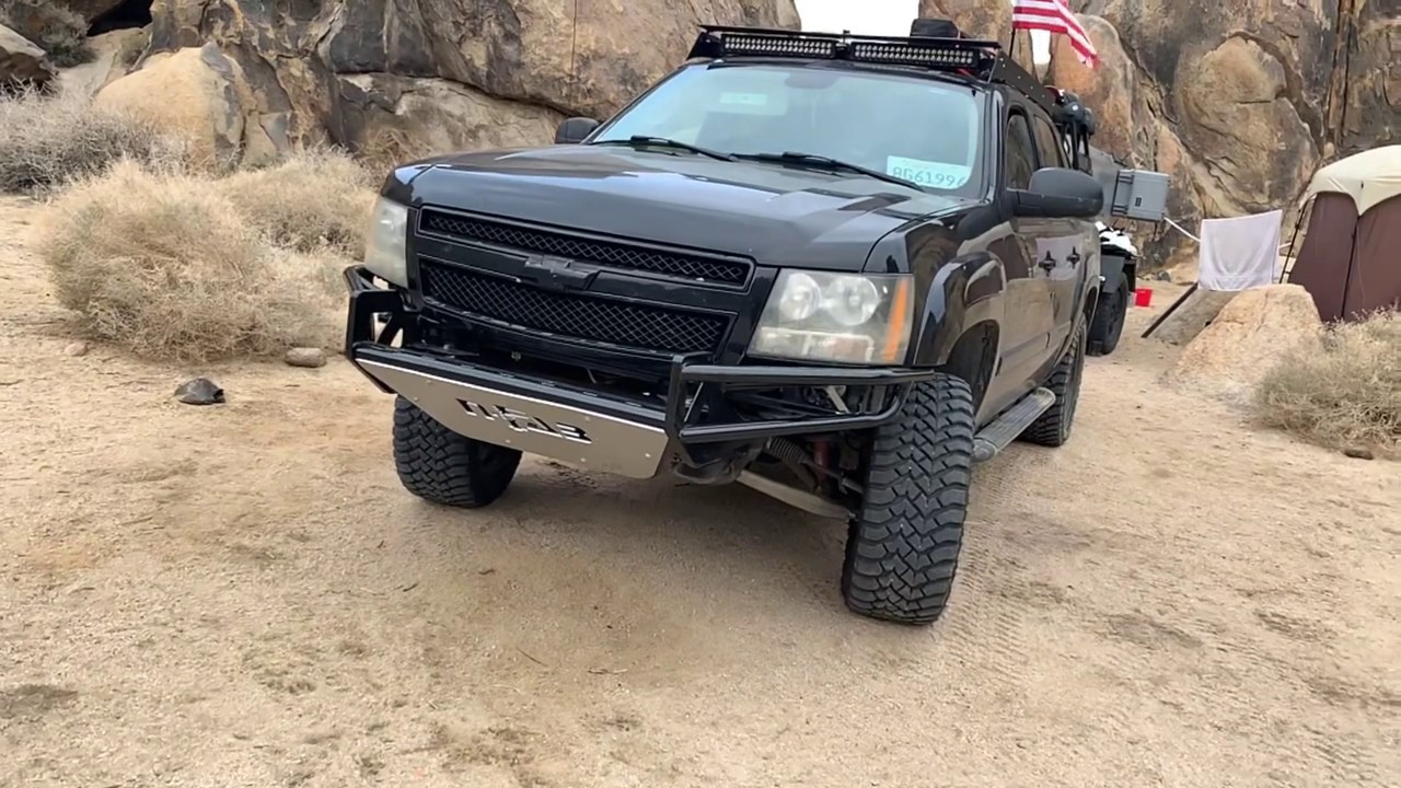 2007 Chevy Avalanche Z71 overland rig and trailer