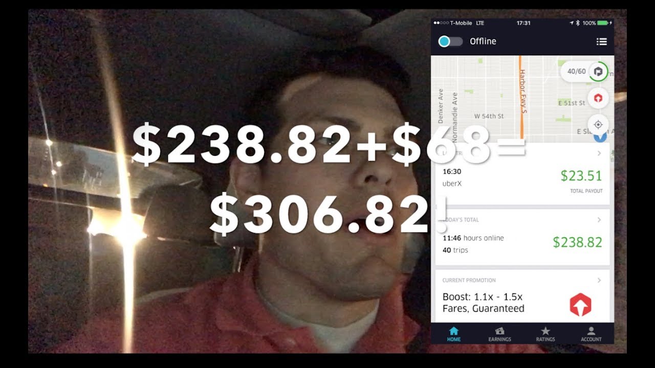 Legendary 40 Uber Trips in Los Angeles in 1 Day! Bonus Unlocked!